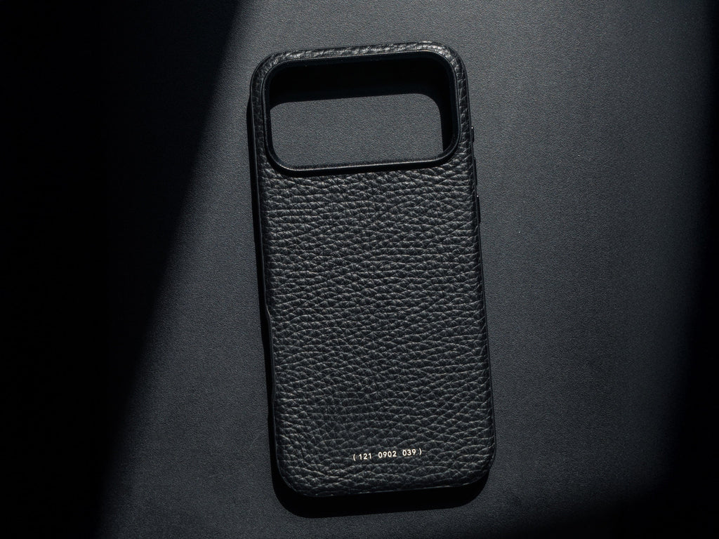 Black Pebbled